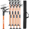 VEVOR Asta Supporto per Martinetto Installazione Armadietti, Confezione da 8, Asta di Supporto Telescopica Acciaio da 116-290 cm, Regolabile a 3 Capacità max. 70 kg per Sollevamento di Cartongesso