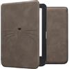 kwmobile Custodia eReader Compatibile con Kobo Clara BW/Colour Cover - eBook Reader Flip Case - Cover eReader Magnetica Pelle PU Muso Felino
