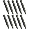 AERZETIX - Set di 10 Punte lunghe di avvitatore PH1x50mm 1/4'' per cacciavite e vite a croce con impronta Phillips PH1 - Ferramenta/Utensile manuale - Acciaio S2 - C45876
