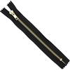 Aerzetix - C61345 - Set di 5 Cerniere Non separabili 18cm in Metallo - Cerniera Lampo - Colore Nero - cursore tiretto pelletteria Cucito Gonna Vestito Abito Pantaloni merceria Borsa Gilet