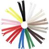 Aerzetix - K38158 | Set di 12 Cerniere a Spirale 40cm N°3 Invisibili Non separabili con cursore | Cerniera Lampo | in Colori Assortiti | in Nylon | Cucito, Riparazione e Sartoria
