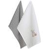 DII Set di 2 Strofinacci Fizz CLINK, Cotone, 18 x 28 cm