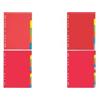 Pagna 31051 20 divisori, formato A4, 5 pezzi, 5 colori