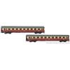 RIVAROSSI HR4397 DB, set di 2 carrozze livrea Rheingold-'83