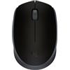 Logitech B170 Mouse Wireless, 2.4 Ghz con Ricevitore USB Nano, Tracciamento Ottico, Durata della Batteria Fino a 12 Mesi, Ambidestro, Pc/Mac/Laptop, Grigio