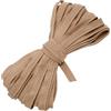 Aerzetix - C77218 - Nastro bordatore 9 Metri x 10mm - in Cotone - Colore Beige Scuro - passamaneria gallone Abbigliamento Cuscini trapunte