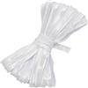 Aerzetix - C77247 - Nastro bordatore 9 Metri x 10mm - in Poliestere - Colore Bianco - passamaneria gallone Abbigliamento Cuscini trapunte