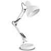 Ideal Lux Lampada da Scrivania Bianca Orientabile 1xe27 Kelly Ideallux