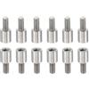 PATIKIL 24pz Distanziali M3, Distanziali Filettati Acciaio inossidabile M3 7+6mm Kit Viti Distanziali 3mm ID 5mm OD Adattatori Filettati Metrici Maschio Femmina per Circuiti PCB Droni RC