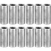 PATIKIL Distanziali Acciaio M6 24pz Distanziali Metallici Acciaio 6 Mm ID x 10 Mm OD x 25 Mm L Distanziatore per Viti Acciaio Carbonio Rotondo per Bulloni a Vite 1/4 o M6
