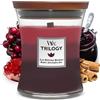 WoodWick Trilogy candela profumata a clessidra media con Pluswick InnovationFrutti di bosco maturati al sole