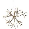 EGLO Decorazione natalizia a LED per esterni, decorazione natalizia in oro, per fuochi d'artificio, per esterni, con cavo, luce di cristallo di ghiaccio, luce bianca calda, diametro 30 cm, IP44