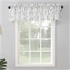 No. 918 Delia Embroidered Floral Sheer Rod Pocket Mantovana per Tenda con Tasca e Motivo Floreale Ricamato, Bianco, 50 x 17