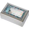 Cottage Garden Granddaughter Jeweled Silver Finish Jewelry Music Box - Plays Tune You Are My Sunshine by