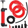 ZDNT Pompa a Sifone Manuale,Pompa a Mano,Pompa Travaso Liquidi,Pompa a Sifone,Pompa Trasferimento Carburante a Sifone per Liquido Estrattore Tubo di Pompaggio