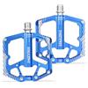 MZYRH Pedali per bici da corsa/mountain bike, in lega di alluminio, 9/16 Flat Pedali 3 cuscinetti MTB Pedali per Road Mountain BMX MTB Bicicletta