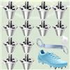 dcas 12 Pezzi Tacchetti da calcio in lega di alluminio, Tacchetti di ricambio per scarpe da calcio, Set di tacchetti per scarpe, Due misure, 11 mm, 13 mm (con chiave di montaggio)
