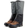 CIYIN Ghette da Escursionismo, Ghette per Gambe Impermeabili Oxford 600D, Regolabili Ghette Traspiranti per Unisex con Cinturino per Piedi in TPU, per Caccia,Escursionismo, Alpinismo, Sci (Grigio, XL)