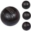 Oryx Sports Pallone da calcio vintage in pelle anticata, colore marrone scuro, taglia 5