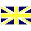AZ FLAG BANDIERA REGNO UNITO BLU E GIALLO 90x60cm - BANDIERA BRITANNICA AZZURA E GIALLA 60 x 90 cm - AZ FLAG