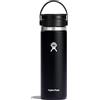 HYDRO FLASK - Coffee Flask 591 ml (20 oz) - Acciaio inossidabile con isolamento sottovuoto e coperchio a prova di perdite - Wide Mouth - Black
