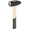PICARD Martello da Fabbro a Testa Corta, Nr. 1c ES, 1.500 g | Martello Professionale forgiato a mano con manico in frassino | Acciaio speciale temperato | Verniciatura nera anticorrosione | Mazza