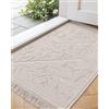 COLOR&GEOMETRY Zerbino d'Ingresso 60x90cm, Sporco Zerbino Absorbentes, Tappeto Ingresso Interno ultrasottile, per Ingresso, Porta e Corridoio, Beige ramo