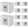 VIEWALL T90 Sacchetti per ECOVACS DEEBOT X11 PRO Omni/T90 Pro Omni/T90 Omni/X12 PRO Omni Aspirapolvere Robot al Carbone Attivo,10 Dust Bags Raccoglipolvere di Ricambio, Capacità 3.6 Litri