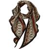 Prettystern Sciarpa in lana ultraleggera modello a parallelogramma, stampa paisley double-face, bordi arrotolati a mano, soffice come seta PaW02