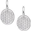 Vinani Orecchini pendenti - Fiore della vita grande - brillante - Mandala - argento sterling 925 - OLB