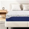 BedStory Materasso 90 x 200 - 2 temperato medio/solido (H3-H5) - 20 cm in memory foam gel - Materasso in schiuma fredda a 7 zone con rivestimento lavabile - certificato Öko-Tex