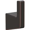 Amerock | Gancio singolo per accappatoio | Bronzo lucidato ad olio | Blackrock | Gancio per asciugamani | Hardware da bagno | Accessori da bagno
