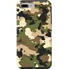 Camuffamento esercito camouflage mimetic Camouflage foresta verde marrone beige militare mimetico Custodia per iPhone 7 Plus/8 Plus