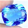 20.30 CT Naturale Raro Brillante Blu Tanzanite Cuscino Certificato Loose Gemma