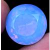 Naturale Blu Fiordaliso Opale Australiano 30.00 KT Rotondo Certificato Loose