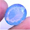 Naturale Blu Fiordaliso Opale Australiano 22.00 CT Ovale Certificato Loose Gemma