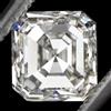 Loose Cvd Lab-Grown Diamante 4.00 MM Asscher - D Colore - Trasparenza Fl