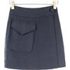 Suistudio Gonna In Lana Blu Navy SUISTUDIO Darwin Da Donna UK6 Stretch Foderata Elegante