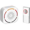 Miratic Campanello Senza Fili da Esterno 36 Suonerie Campanello Wireless 5 Livelli di Volume 0-86 dB Portata 150m (alimentazione a batteria)