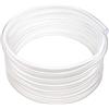 Meksular 3 mm ID x 5 mm OD - 10 m lunghezza PVC trasparente tubo in vinile, tubo flessibile in plastica per uso alimentare per trasferimento acqua olio aria
