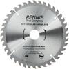 Rennie Tool Company Rennie Tool Lama circolare per legno, 210 mm x 30 mm x 40 T TCT, con anelli di riduzione inclusi