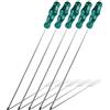 WIYETY - Set di 5 cacciaviti lunghi Torx da 400 mm, T15, T20, T25, T27, T30, con manico ergonomico, cacciavite magnetico