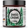 BMUT 1x 100g Crema DMSO | Dimetilsolfossido 99,9% di purezza | Ph. Eur. in Basicreme - DAC Deutscher Apotheker Codex - nel vasetto di vetro - altamente efficace