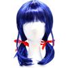 Clvsyh Parrucca coccinella coccinella, Lady Bug Parrucca Ragazze, Capelli sintetici blu, Donne Parrucche Maggiolino Con Rete Capelli, Per Halloween, Cosplay, Carnevale