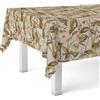ECOMMERC3 Tovaglia plastificata rettangolare 180x140 cm Amazzonia Marrone | Per la tavola di tutti i giorni, 90 % PVC e 10 % polipropilene, fabbricata in Spagna, acqua e sapone neutro