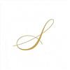 Caspari Tovaglioli di Carta da Cocktail Signature Gold Initial S, Bianco Perla, Confezione da 30
