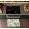 CREARREDA Tappeto Cucina Mordibo Antiscivolo Lavabile Antimacchia, Passatoia Cucina Assorbente Made in Italy, Runner Cucina Tappetino Multiuso in Gomma Porosa Ideale per Ingresso, Bagno e Doccia