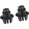 A ABSOPRO 2pz Cofano Regolatore Buffer Blocco Per BMW 535i 11-13 Nero | Materiale: Plastica. Dimensione: 5x4.5cm. Numero Parte: 51767183752. Per BMW 740Li 11-15, X3 11-12, 750i 09-15.