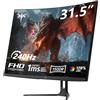 KTC Monitor Gaming Curvo 32 Pollici 240Hz | FHD | 1ms MPRT | Pannello VA 1500R | HDR | Contrasto 5000:1 | AMD FreeSync, Flicker-Free | sRGB 128% Ampia Gamma Cromatica | HDMI 2.0/DP 1.4 | VESA | H32C5