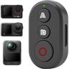 REYGEAK Telecomando compatibile con fotocamere DJI Action 6 /Ation 5 Pro/Action 4/Osmo 360, portata 25 m, rilevamento preciso del movimento, intelligenza, supporto per bicicletta